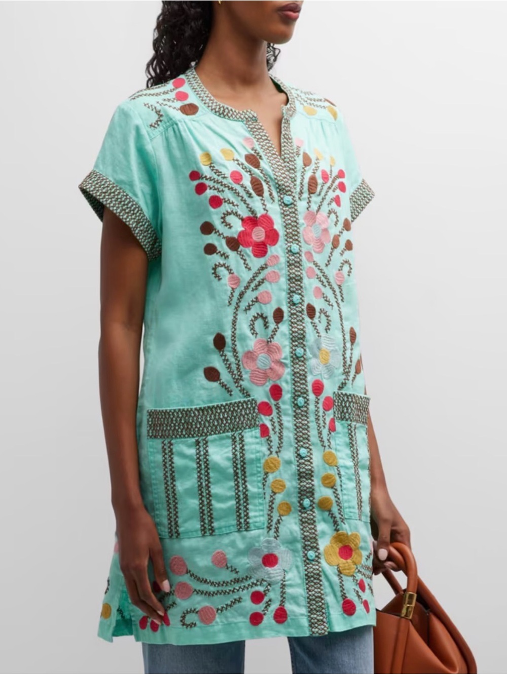 Johnny Was Joni Weekend Embroidered Tunic/Dress